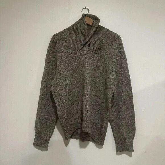 High Sierra by Mervyn’s Men’s Wool Long Sleeve Sweater Gray Size Large - Picture 1 of 5